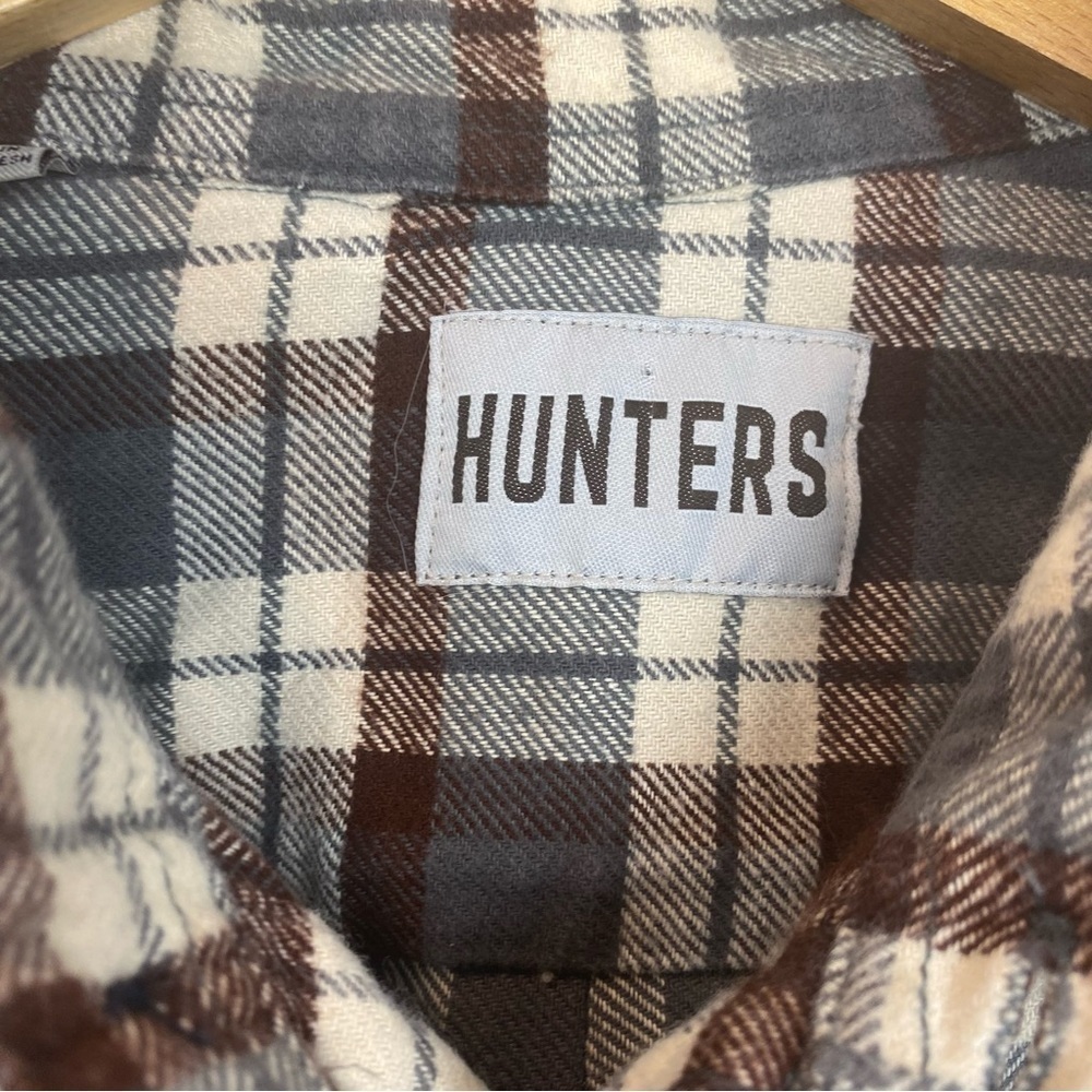 Hunters • heavyweight plaid flannel shirt - Picture 7 of 8